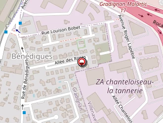 Carte de S.o.s Vitimes De La Route à Gradignan