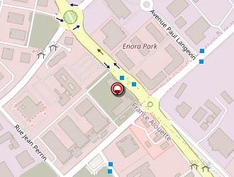 Carte de Gestfac à Pessac