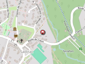 Carte de La Poste à Sadirac