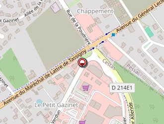 Carte de Centrale De Location à Cestas