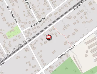 Carte de Chateau Haut Bacalan à Pessac