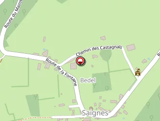 Carte de Wps à Saignes