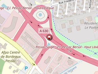 Carte de Hôtel Ibis à Pessac