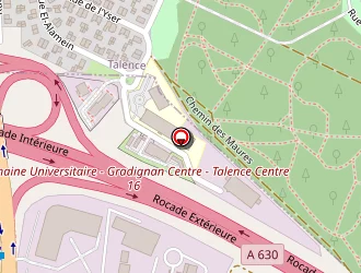 Carte de Aréna Hôtel à Gradignan