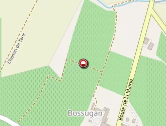 Carte de Arnaud Frédéric à Bossugan