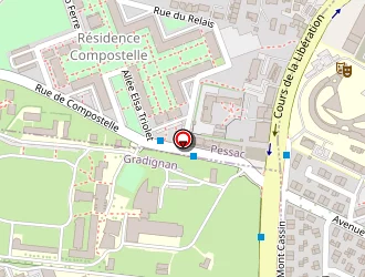 Carte de Bordeaux Sciences Agro à Gradignan