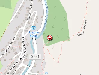 Carte de Chalet De Lanza à Abriès