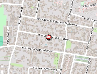 Carte de Dachary Gérard à Bègles