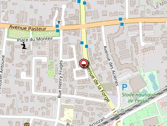 Carte de La Poste à Pessac