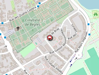 Carte de Espace Erbia à Bègles