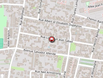 Carte de Aqua+services à Bègles