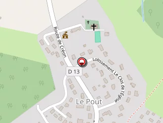 Carte de Airveille à Pout (le)