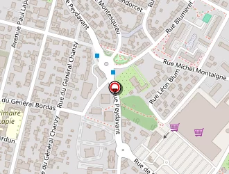 Carte de Centre Leclerc à Talence