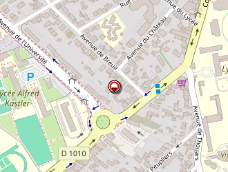 Carte de Pôle Emploi Talence à Talence