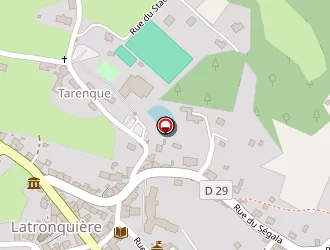 Carte de Communauté Des Communes Haut Ségala à Latronquière