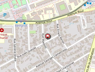 Carte de La Poste à Talence