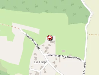 Carte de La Grelottière à Rocamadour