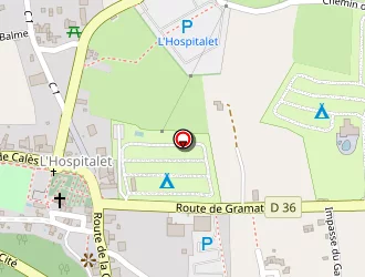 Carte de Station Service Elan à Rocamadour