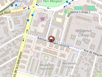 Carte de Le Jardin Des Fleurs à Talence