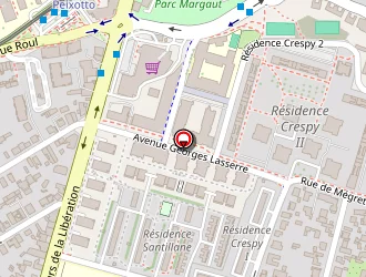 Carte de Agence City'zen à Talence