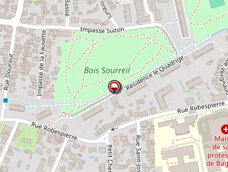 Carte de Batiplastic à Talence