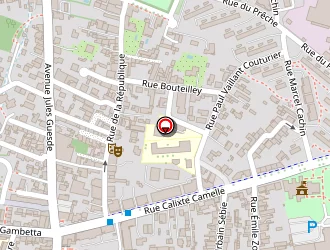 Carte de Bouffard à Bègles