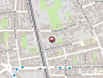 Carte de L'institut Des Bains à Bègles