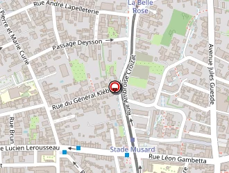 Carte de Le Gambetta à Bègles