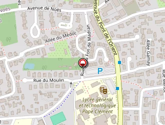 Carte de Salle Roger Vincent 2 à Pessac