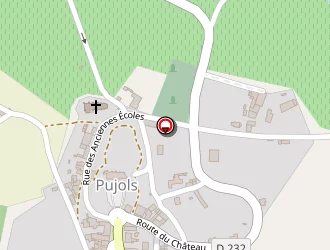 Carte de Agence Postale à Pujols