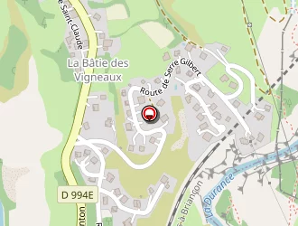 Carte de Chaeltan à Vigneaux (les)