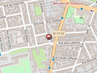 Carte de Fabre Amaury à Bègles