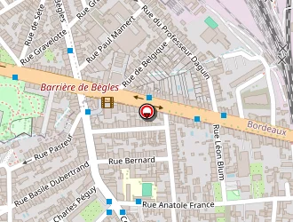 Carte de Fried Agnes à Bègles