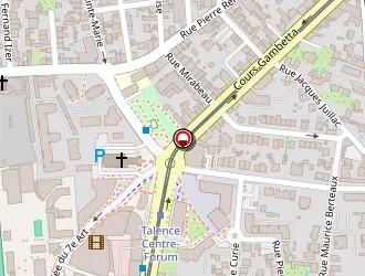 Carte de Le Café Bleu à Talence