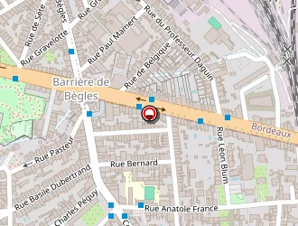 Carte de Le Temps Des Cerises à Bègles