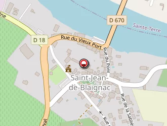 Carte de La Poste à Saint-jean-de-blaignac