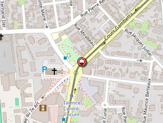 Carte de La Parcelle à Talence