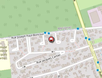 Carte de Madalazzo 1958 à Mérignac