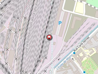 Carte de Point Barre à Bègles