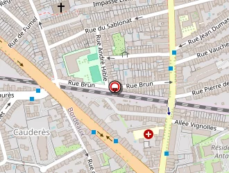 Carte de Beck Chasse à Bordeaux