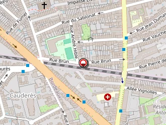 Carte de Bordeaux Fermetures à Bordeaux