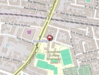 Carte de Micheline Marlinge à Talence