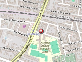 Carte de Lacoste Thierry à Talence