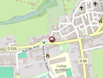 Carte de Camping Du Pre Rolland à Mens