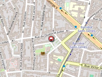 Carte de Espace Gym à Talence