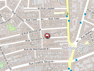 Carte de Square De L'argonne à Bordeaux