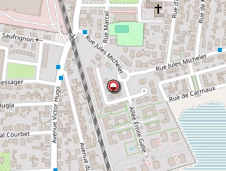 Carte de Arlac Beauté à Mérignac