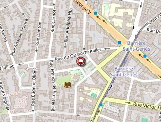 Carte de Salon De Quartier à Talence