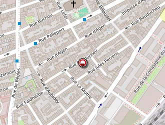 Carte de Martinez à Bordeaux