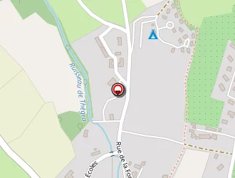 Carte de Rencien Tennessee à Thégra